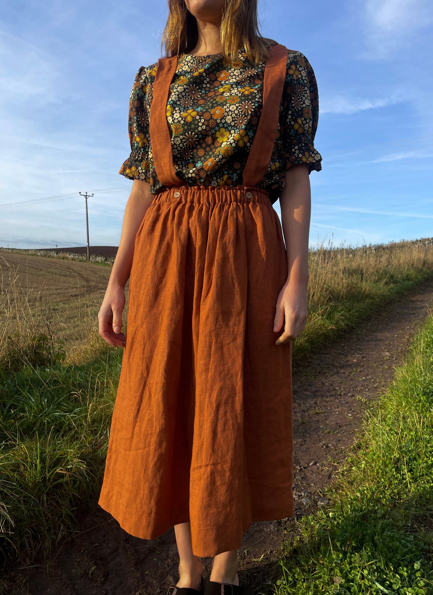 Shona Skirt Rust Size 8, 10, 12
